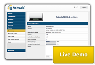Would you like to evaluate AskoziaPBX for your business? For this purpose we offer our Live Demo and Diet Askozia.