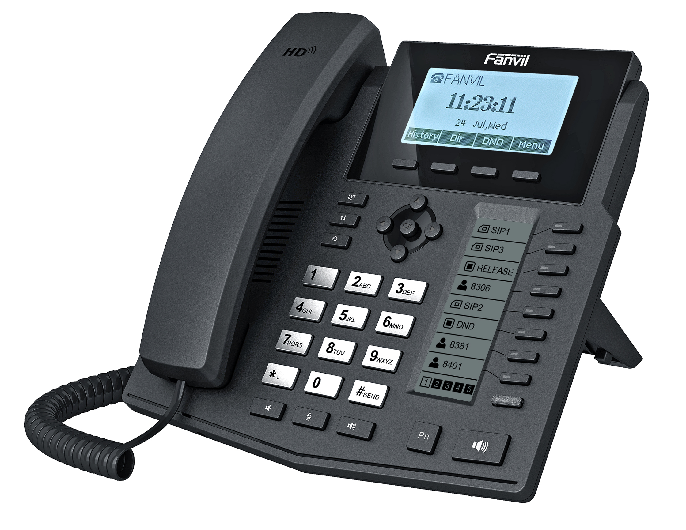 Voipdistri Voip Shop Fanvil X G Gigabit Ip Telefon Mit Selbstbeschriftende Funktionstasten