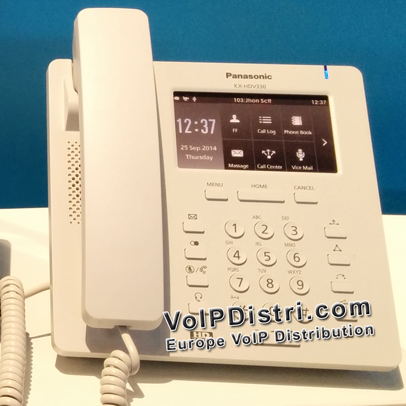 Voipdistri Voip Shop Panasonic Kx Hdv330 Sip Desk Phone Black